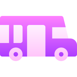 Electric bus icon