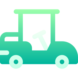 Golf cart icon