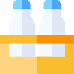 Milk bottle icon