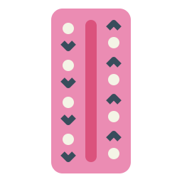 píldoras anticonceptivas icono