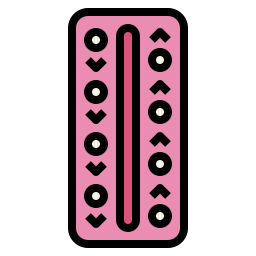 Contraceptive pills icon