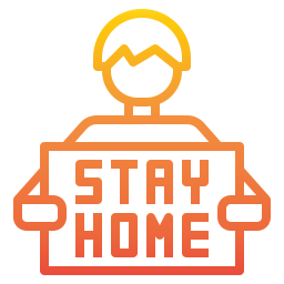 Stay at home icon