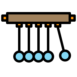 Newton cradle icon