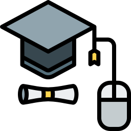 graduación icono