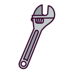 Разводной ключ иконка