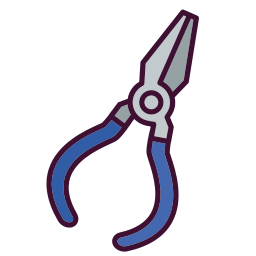 Nose pliers icon