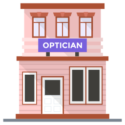 Optical shop icon