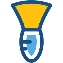 Shaving brush icon