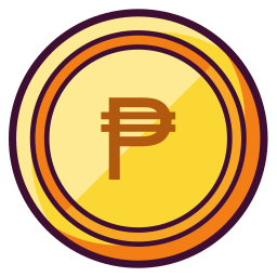 peso filipino icono