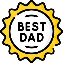 miglior papà icona