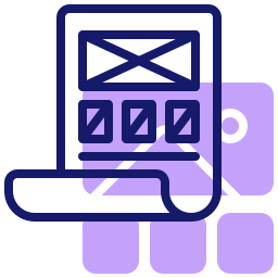 wireframe Ícone