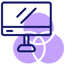 Desktop computer icon