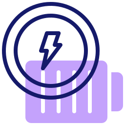 charge de la batterie Icône