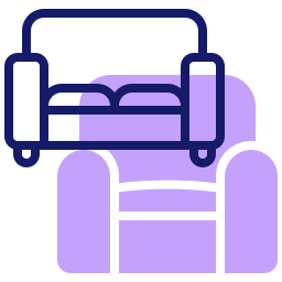 Couch set icon