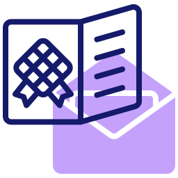 Greeting card icon