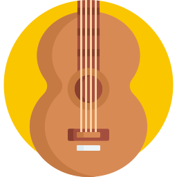Акустическая гитара иконка