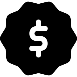 símbolo do dólar Ícone