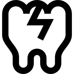 Broken tooth icon