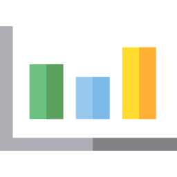 graphique à barres Icône