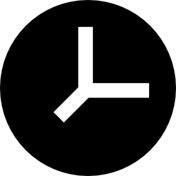 circulaire klok icoon