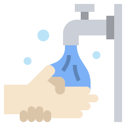 Washing hand icon