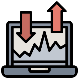 Line chart icon