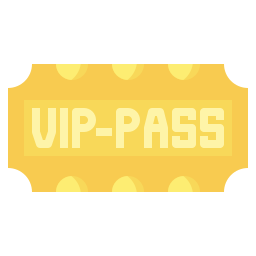 Vip pass icon