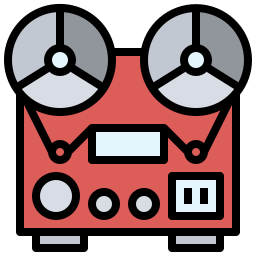 Reel to reel icon