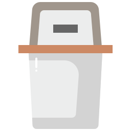 Waste bin icon