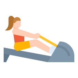 Rowing machine icon