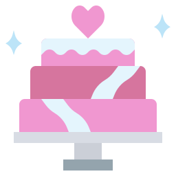 Wedding cake icon