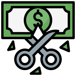 Money loss icon