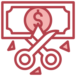 Money loss icon