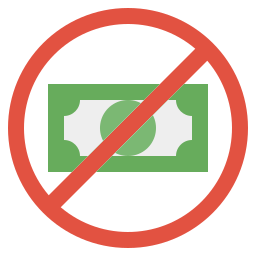 No money icon