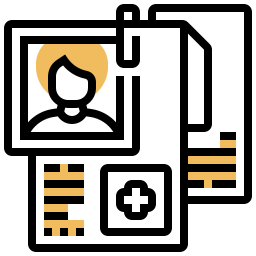 dossier médical Icône