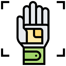 Hand gloves icon