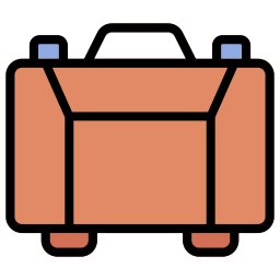 Travel bag icon