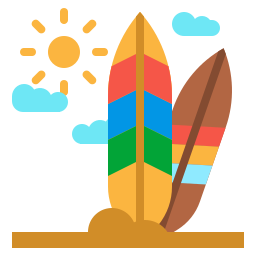 Surf board icon