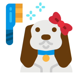 Pet brush icon