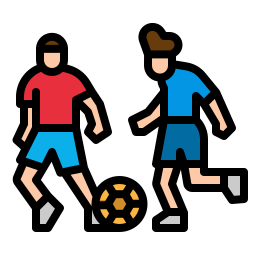 voetbalspelers icoon