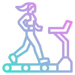 rutina de ejercicio icono