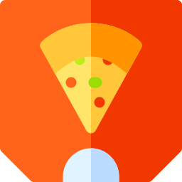 caja de pizza icono