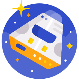 Space capsule icon