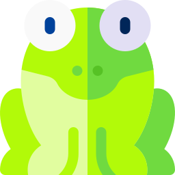 żaba rycząca ikona