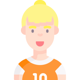 Volleyball player icon