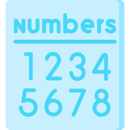 números icono