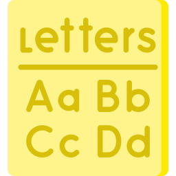 des lettres Icône