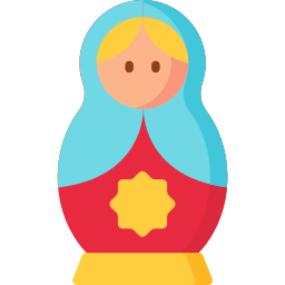 Matryoshka doll icon