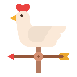 Weather vane icon