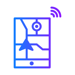 geographisches positionierungs system icon